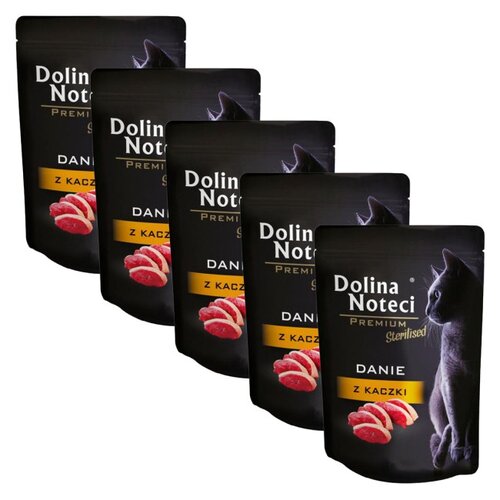 Karma dla kota DOLINA NOTECI Premium Sterilised Danie z kaczki 5 x 85 g