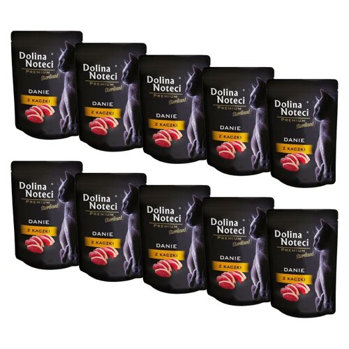 Karma dla kota DOLINA NOTECI Premium Sterilised Danie z kaczki 10 x 85 g