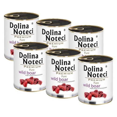 Karma dla psa DOLINA NOTECI Premium Pure bogata w dziczyznę 6 x 800 g