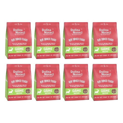 Karma dla psa suszona DOLINA NOTECI Superfood Danie z dziczyzny 8 x 1kg