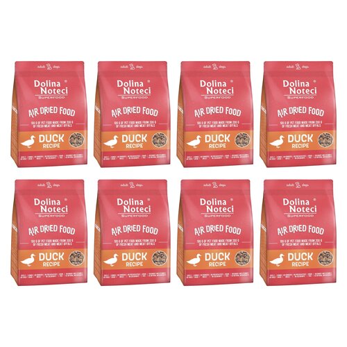 Karma dla psa suszona DOLINA NOTECI Superfood Danie z kaczki 8 x 1 kg