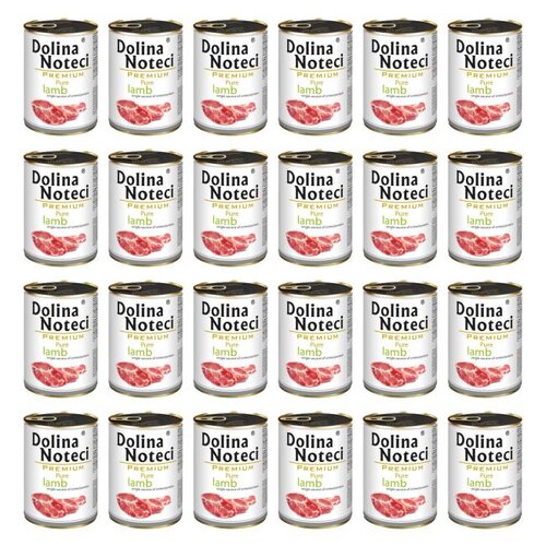 Karma dla psa DOLINA NOTECI Premium Pure bogata w jagnięcinę 24 x 400 g
