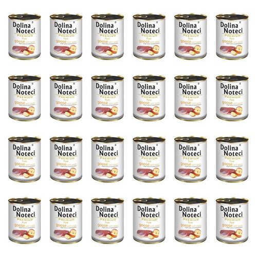 Karma dla psa DOLINA NOTECI Premium Pure bogata w gęś z jabłkiem 24 x 800 g