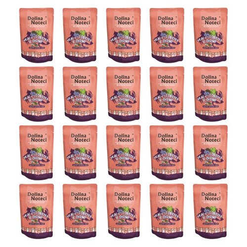 Karma dla kota DOLINA NOTECI Superfood z cielęciną z homarem i krewetkami 20 x 85 g