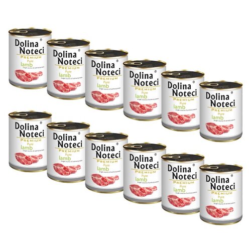 Karma dla psa DOLINA NOTECI Premium Pure bogata w jagnięcinę 12 x 800 g