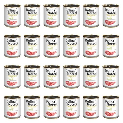 Karma dla psa DOLINA NOTECI Premium Pure bogata w jagnięcinę 24 x 800 g