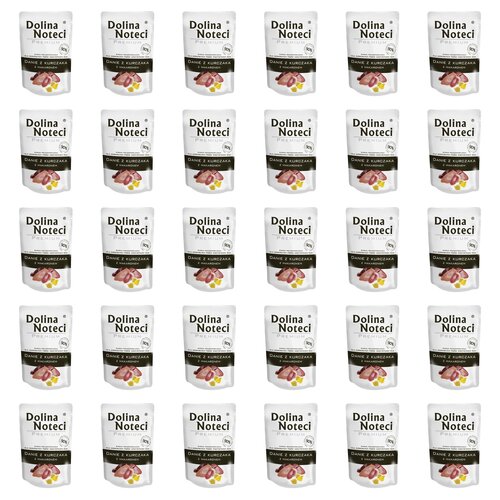 Karma dla psa DOLINA NOTECI Premium Danie z kurczaka z makaronem 30 x 300 g