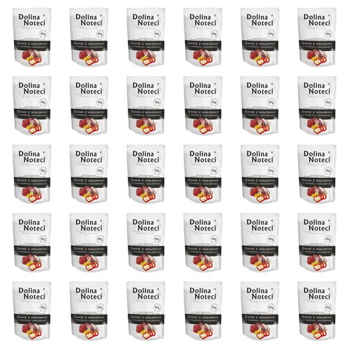 Karma dla psa DOLINA NOTECI Premium Danie z wołowiny z papryką i makaronem 30 x 300 g