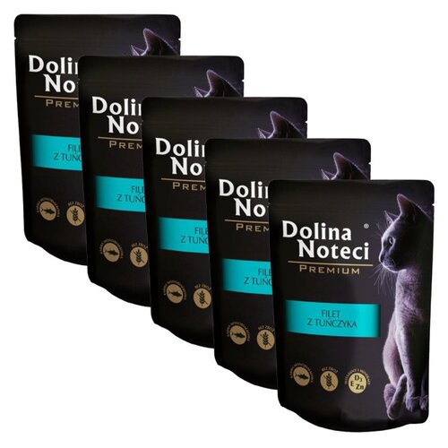 Karma dla kota DOLINA NOTECI Premium z filetem z tuńczyka 5 x 85 g