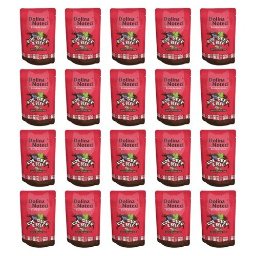 Karma dla kota DOLINA NOTECI Superfood z sarną i wołowiną 20 x 85 g