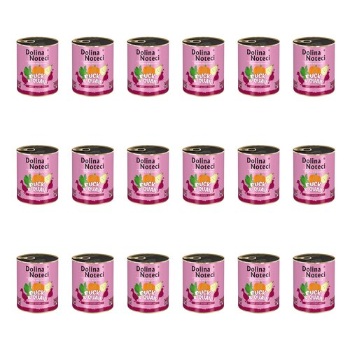 Karma dla psa DOLINA NOTECI Superfood z kaczką i przepiórką 18 x 800 g