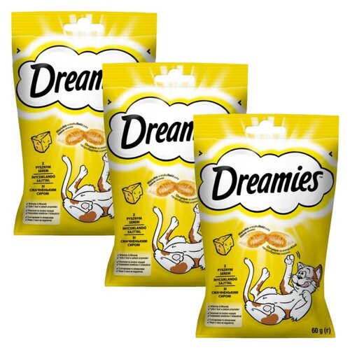 Przysmak dla kota DREAMIES Ser 3 x 60 g