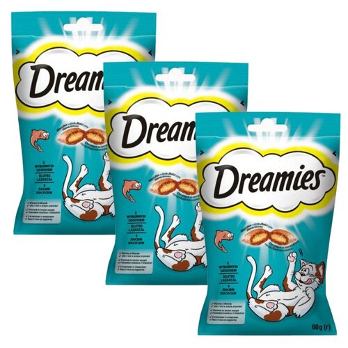 Przysmak dla kota DREAMIES Łosoś 3 x 60 g