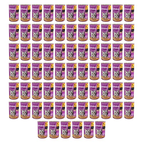 Karma dla kota WHISKAS Kurczak 72 x 400 g