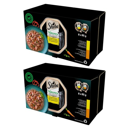 Karma dla kota SHEBA Nature's Collection Drobiowe smaki (16 x 85 g)