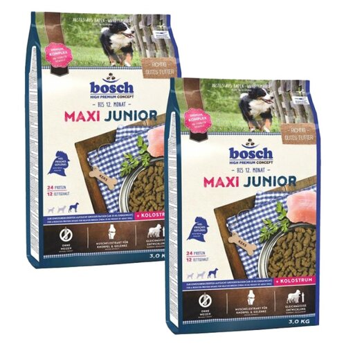Karma dla psa BOSCH Maxi Junior 2 x 3 kg