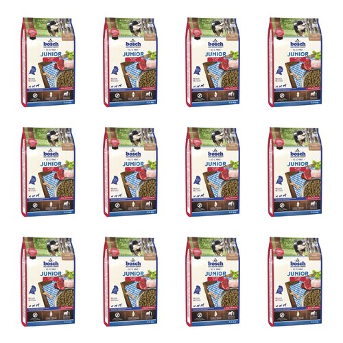 Karma dla psa BOSCH Junior Jagnięcina z ryżem 12 x 3 kg