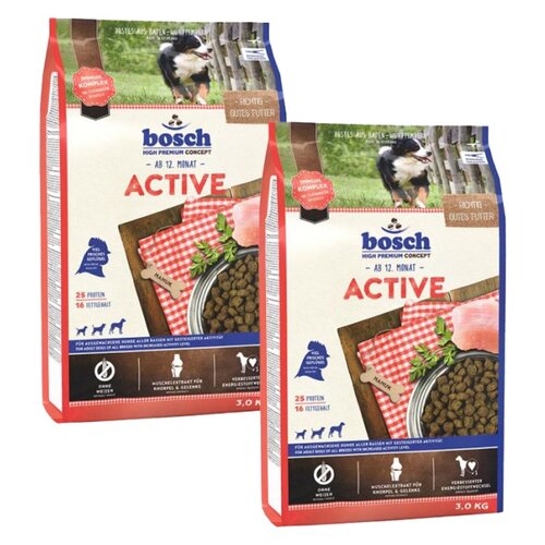 Karma dla psa BOSCH Active Kurczak 2 x 3 kg