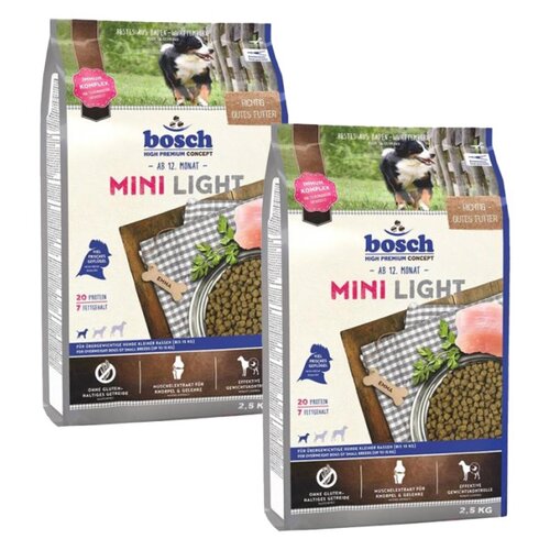 Karma dla psa BOSCH Mini Light Drób 2 x 2,5 kg