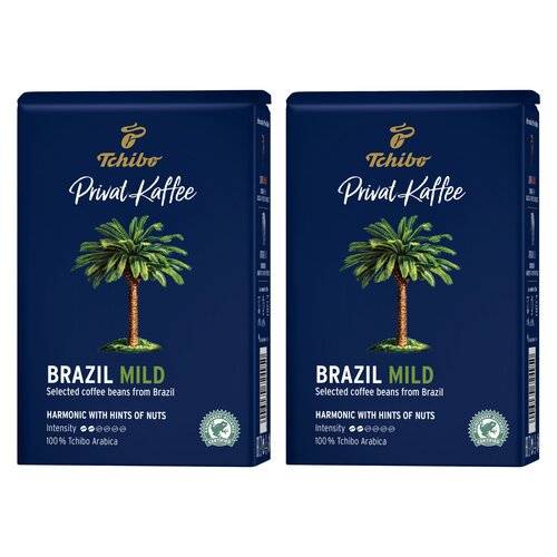 Kawa ziarnista TCHIBO Privat Kaffee Brazil Mild Arabica 2 x 0.5 kg