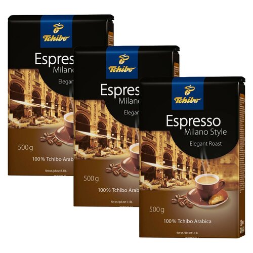 Kawa ziarnista TCHIBO Espresso Milano Style Arabica 3 x 0.5 kg