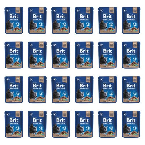 Karma dla kota BRIT Premium By Nature Sterilised Wątróbka 24 x 100 g