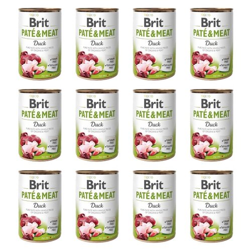 Karma dla psa BRIT Paté & Meat Kaczka 12 x 400 g