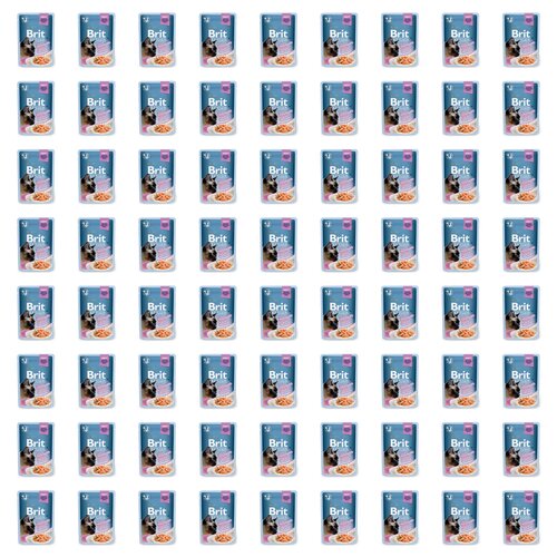 Karma dla kota BRIT Premium Łosoś 72 x 85 g