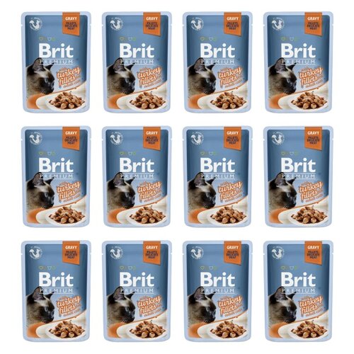 Karma dla kota BRIT Premium Indyk 12 x 85 g