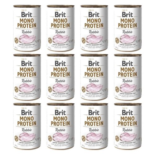 Karma dla psa BRIT Mono Protein Królik 12 x 400 g