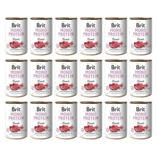 Karma dla psa BRIT Mono Protein Jagnięcina 18 x  400 g