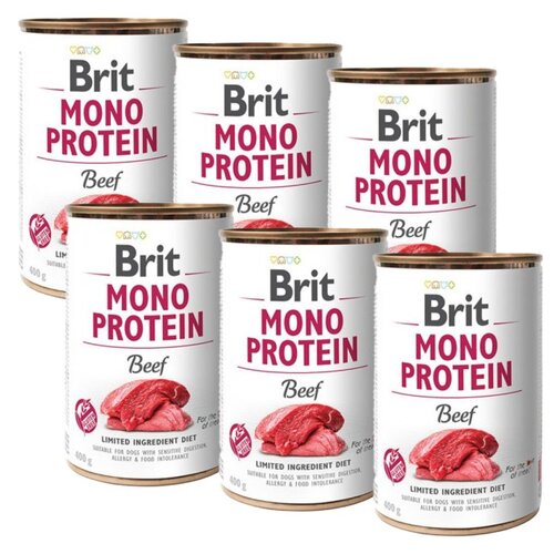 Karma dla psa BRIT Mono Protein Wołowina 6 x 400 g