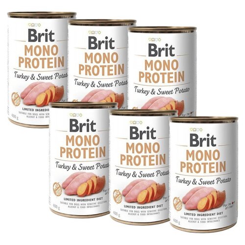 Karma dla psa BRIT Mono Protein Indyk 6 x 400 g