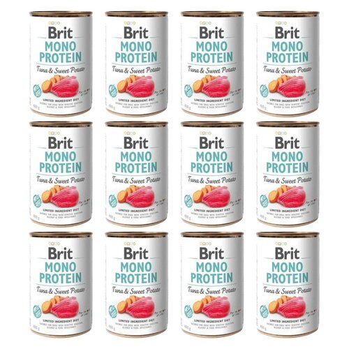 Karma dla psa BRIT Mono Protein Tuńczyk z ziemniakami 12 x 400 g