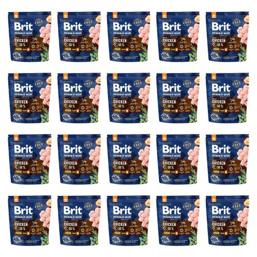 Karma dla psa BRIT Premium by Nature Junior Kurczak 20 x 1 kg