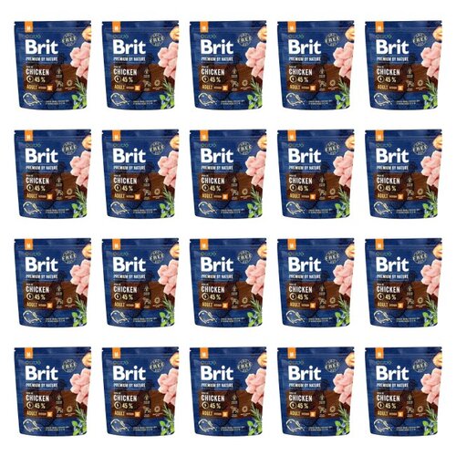 Karma dla psa BRIT Premium By Nature Kurczak 20 x 1 kg