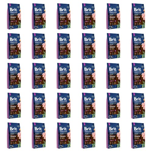 Karma dla psa BRIT Premium by Nature Junior Small Kurczak 30 x 1 kg