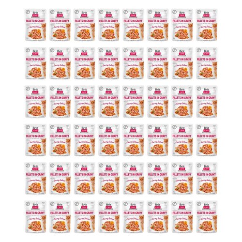 Karma dla kota BRIT Care Fillets In Gravy Łosoś 48 x 85 g