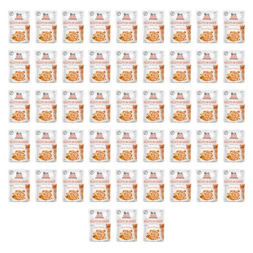 Karma dla kota BRIT Care Fillets In Gravy Kurczak 48 x 85 g