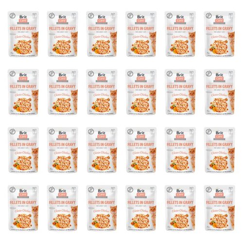Karma dla kota BRIT Care Fillets In Gravy Kurczak 24 x 85 g
