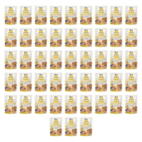 Karma dla psa BRIT Care Mini Królik z łososiem 48 x 85 g