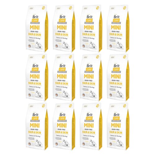 Karma dla psa BRIT Care Mini Hair & Skin Łosoś ze śledziem 12 x 2 kg