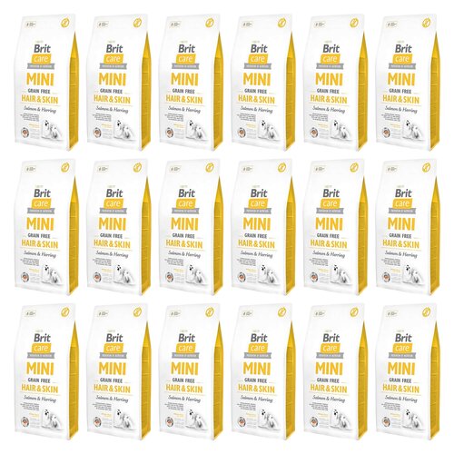 Karma dla psa BRIT Care Mini Hair & Skin Łosoś ze śledziem 18 x 2 kg