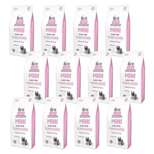 Karma dla psa BRIT Care Mini Yorkshire Łosoś z tuńczykiem 12 x 2 kg