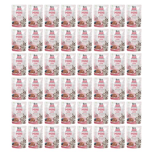 Karma dla psa BRIT Care Puppy Mini Jagnięcina 48 x 85 g