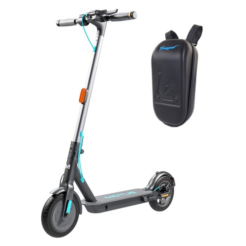 Hulajnoga elektryczna MOTUS Scooty 10 Lite Turkusowy kierunkowskazy + Torba na kierownicę FRUGAL V21