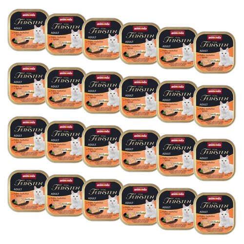 Karma dla kota ANIMONDA Vom Feinsten Kurczak z łososiem i szpinakiem 24 x 100 g