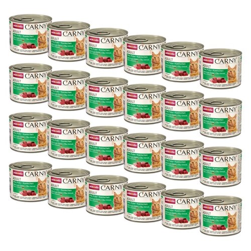 Karma dla kota ANIMONDA Carny Wołowina z indykiem i królikiem 24 x 200 g