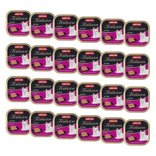 Karma dla kota ANIMONDA Vom Feinsten Junior Jagnięcina 24 x 100 g