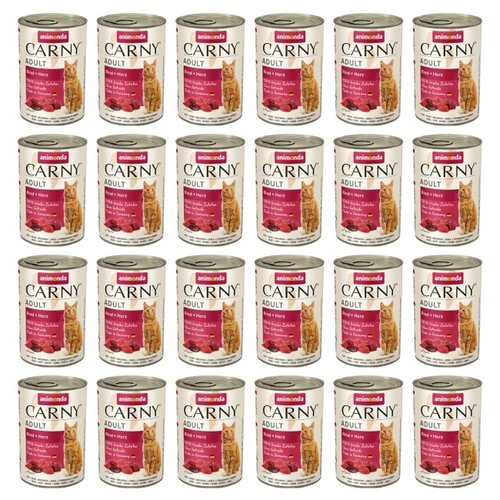 Karma dla kota ANIMONDA Carny Wołowina 24 x 400 g